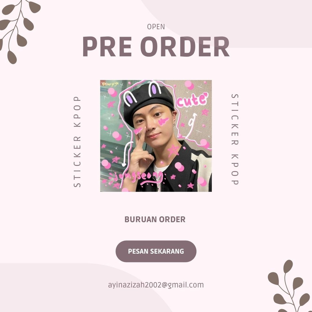 

STICKER CUSTOM KPOP/NON KPOP MENGGEMASKAN BTS NCT ENHYPEN