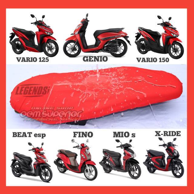 Cover jok motor vario.beat. scoopy / New