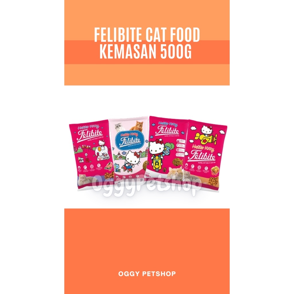 FELIBITE  felibitE cat food  felibite cat food MURAH Makanan Kucing Kemasan 500 Gr