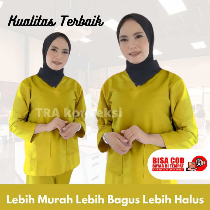 Baju Ok Lengan Panjang | Baju Oka Lengan Pendek | Perlengkapan Medis | Baju Oka Perawat | Seragam Ok