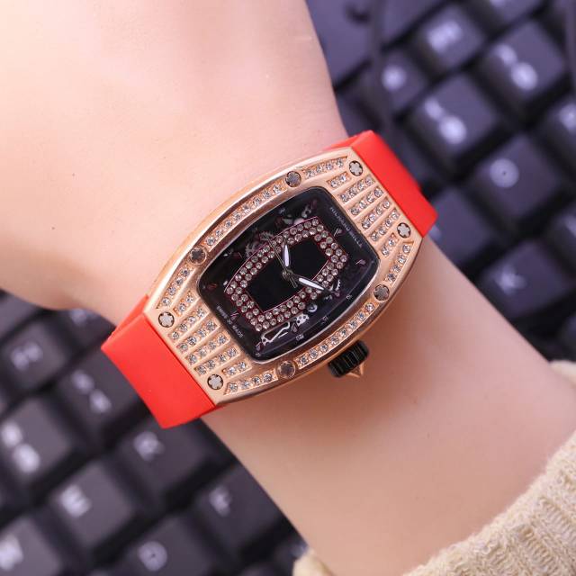 Jam Tangan RM Richard Mile - Jam Tangan Wanita RM Richard Mile Tali Rubber - Jam Tangan Wanita - RM3