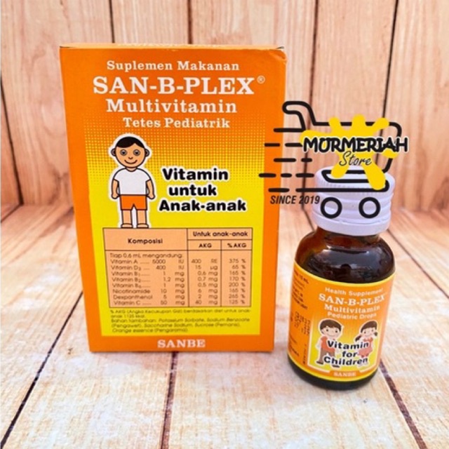 Jual SAN-B-PLEX Drops 15 Ml || Sanbe Plex Drop Multivitamin Anak-Anak ...