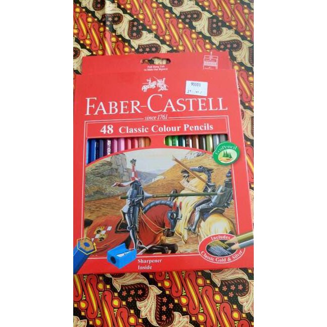 

Pinsil Warna Faber 48W Diminati Banget