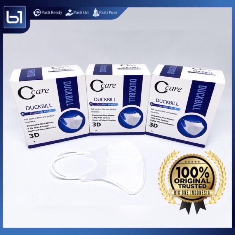 Masker Duckbill Mask 1 Box Isi 50pcs C-Care