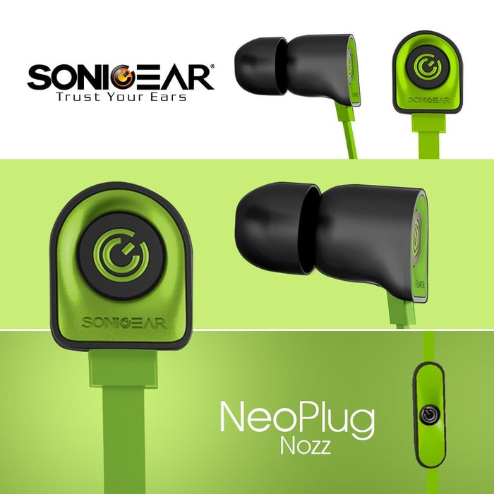 Earphone Sonicgear NeoPlug Nozz dan Treon