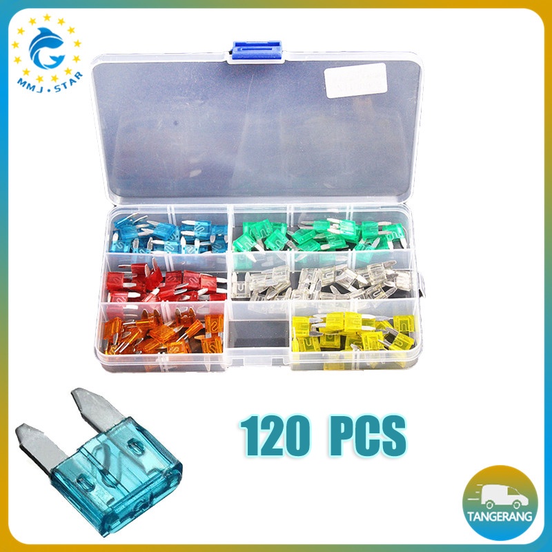 Sekering Tancap Micro/Fuse DX Micro/Sekring Mikro/Sekring Fuse Mikro 120 PCS Untuk Mobil