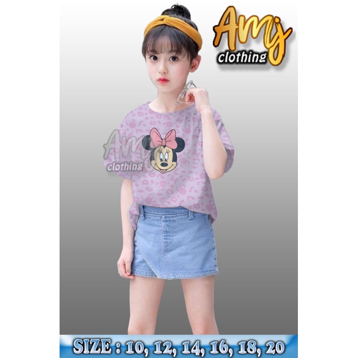 atasan anak perempuan/pakaian anak perempuan 4/12 tahun