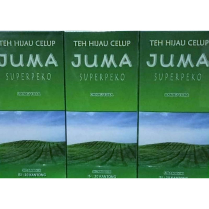 

Teh Sehat / TEH Hijau Celup JUMA ASLI SIDAMANIK / Teh