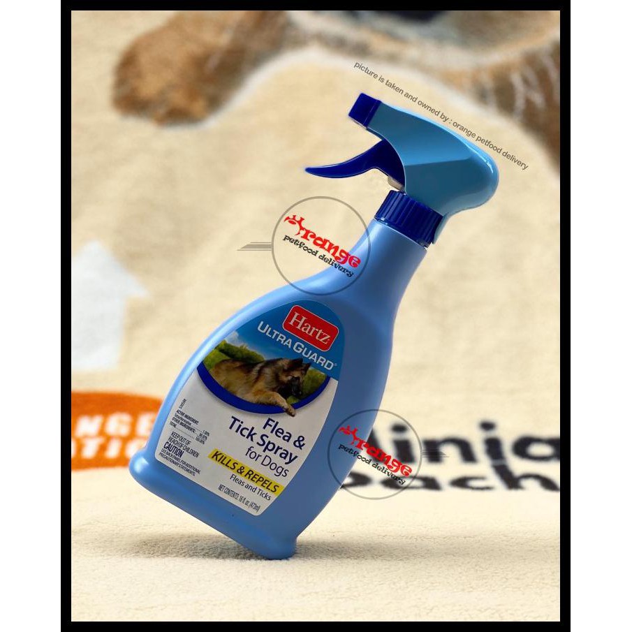 HARTZ ULTRA GUARD FLEA & TICK SPRAY FOR DOG SEMPROTAN ANTI KUTU 473 ML