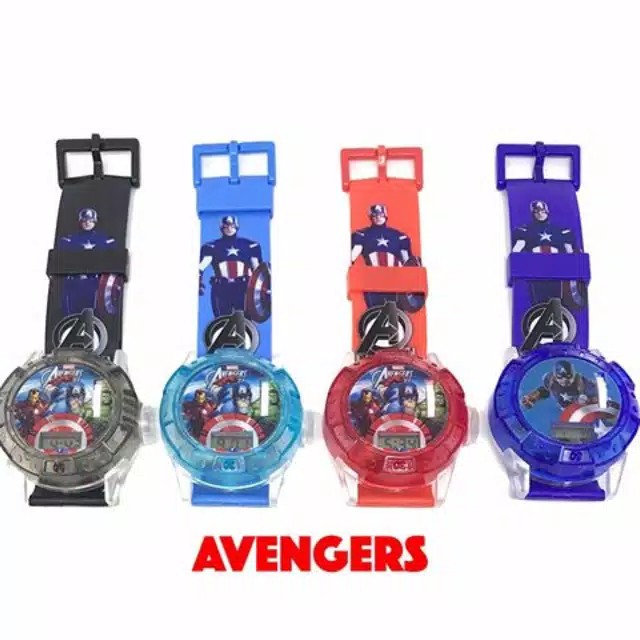 JAM TANGAN AVENGERS ANAK GROSIR TERMURAH