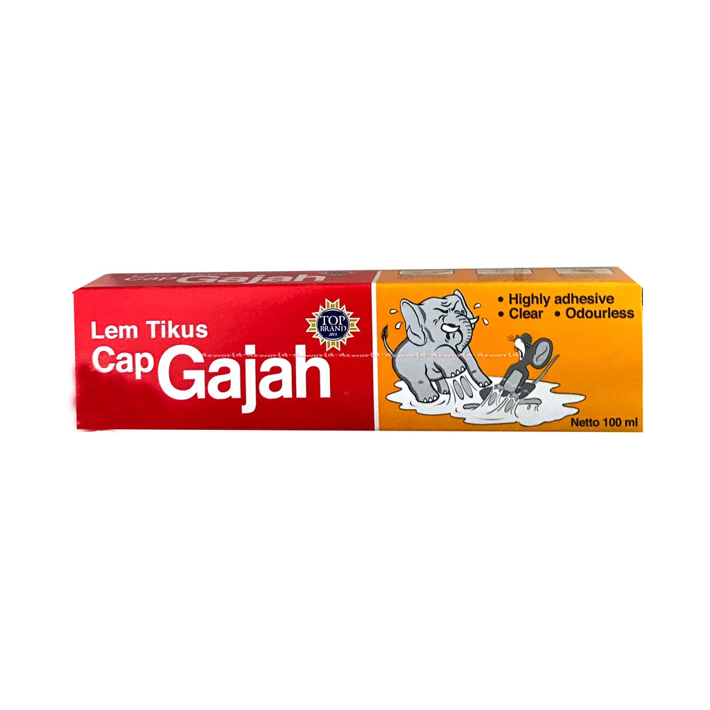 Cap Gajah Lem Perangkap Tikus 100ml Glue Super Lengket Lem Tikus Gadjah Super Lengket Lem Tikus Capgajah Cap Gadjah Lem Tikus Glue Tube 100 ml