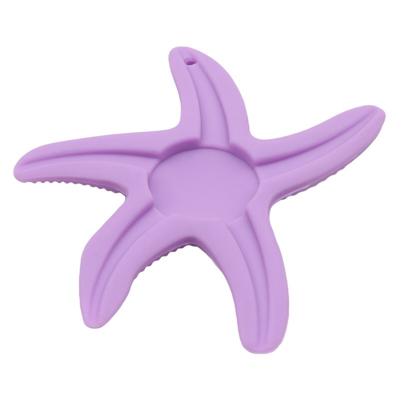 Starfish Silicone Teether Mainan Gigitan Anak Bayi Bentuk Bintang Laut 100% Silikon Food Grade