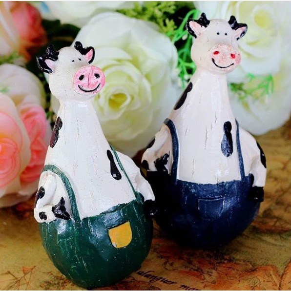 PAJANGAN SEPASANG SAPI LUCU/MOOLOVERS/BONEKA SAPI/BONEKA SAPI LUCU