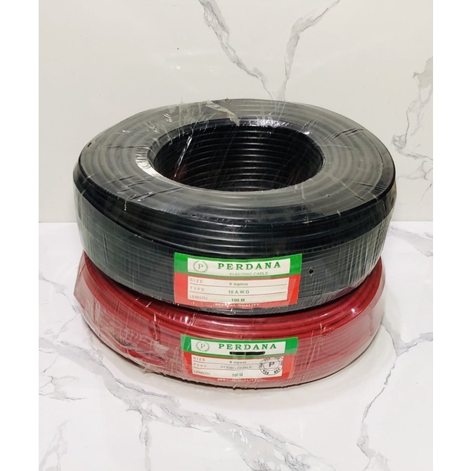Kabel NYAF Tunggal Serabut Perdana 6mm 1 Roll 100 Meter