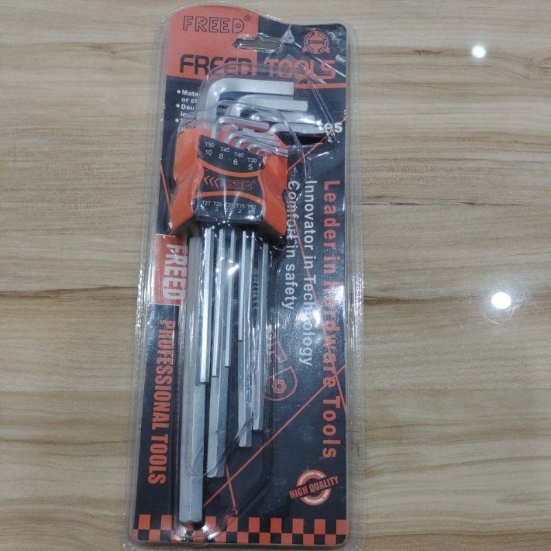 FREED kunci L set heavy duty EXTRA LONG