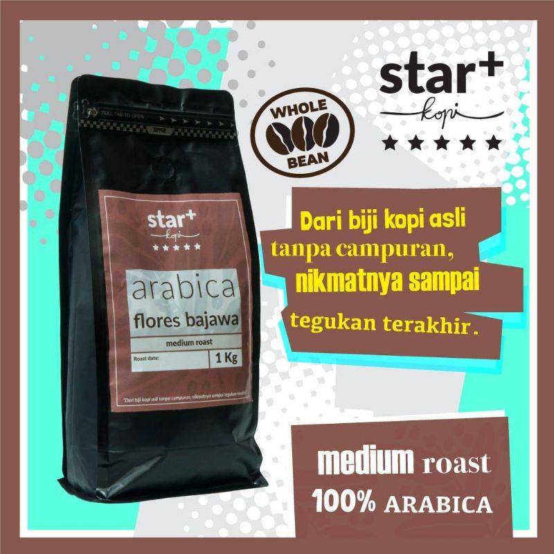 

Star Kopi Arabica Flores Bajawa 1kg 1000g