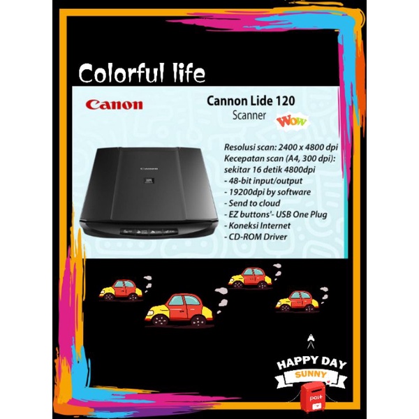 scanner canon Lide120