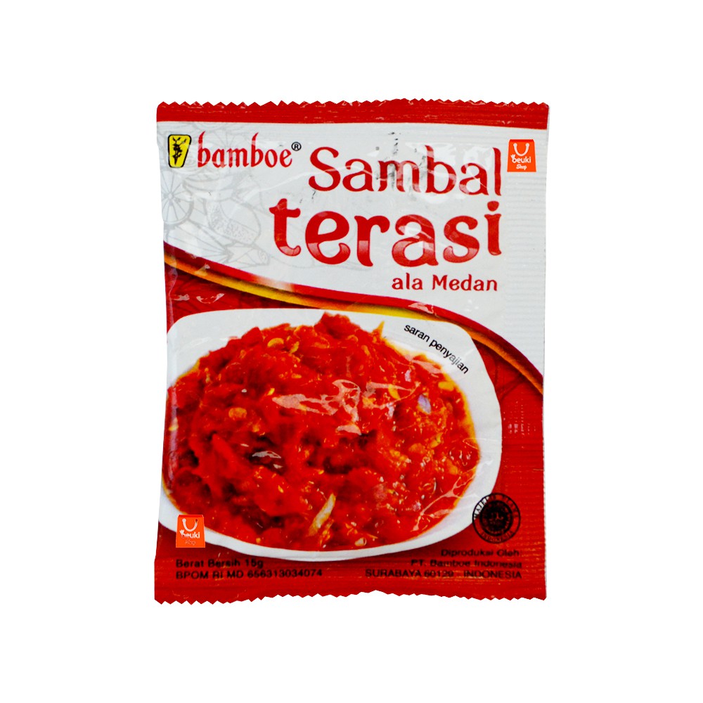 

ECER Bamboe Sambal Terasi Ala Medan Khas Nusantara - 10gr