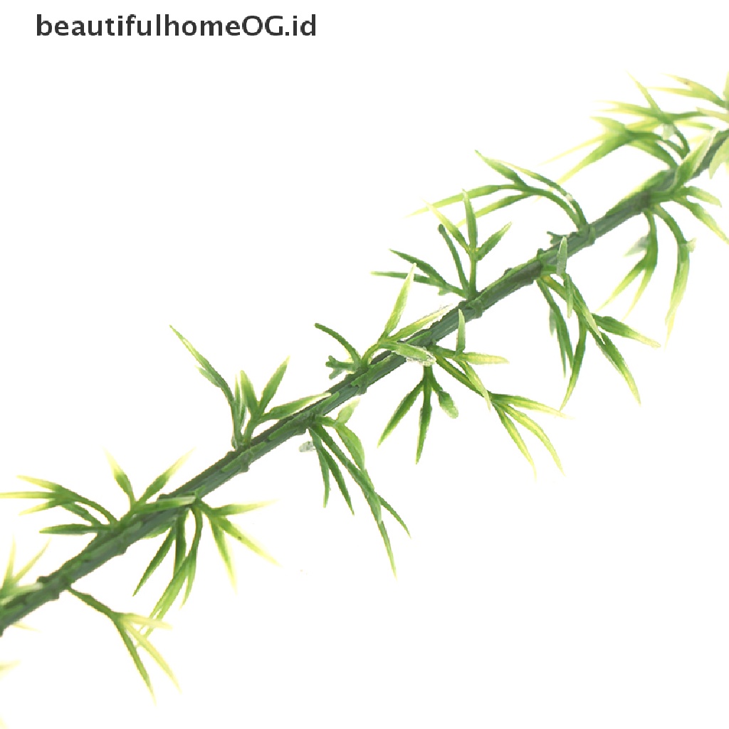20 Pcs Miniatur Pohon Bambu Bahan Plastik Untuk Mainan