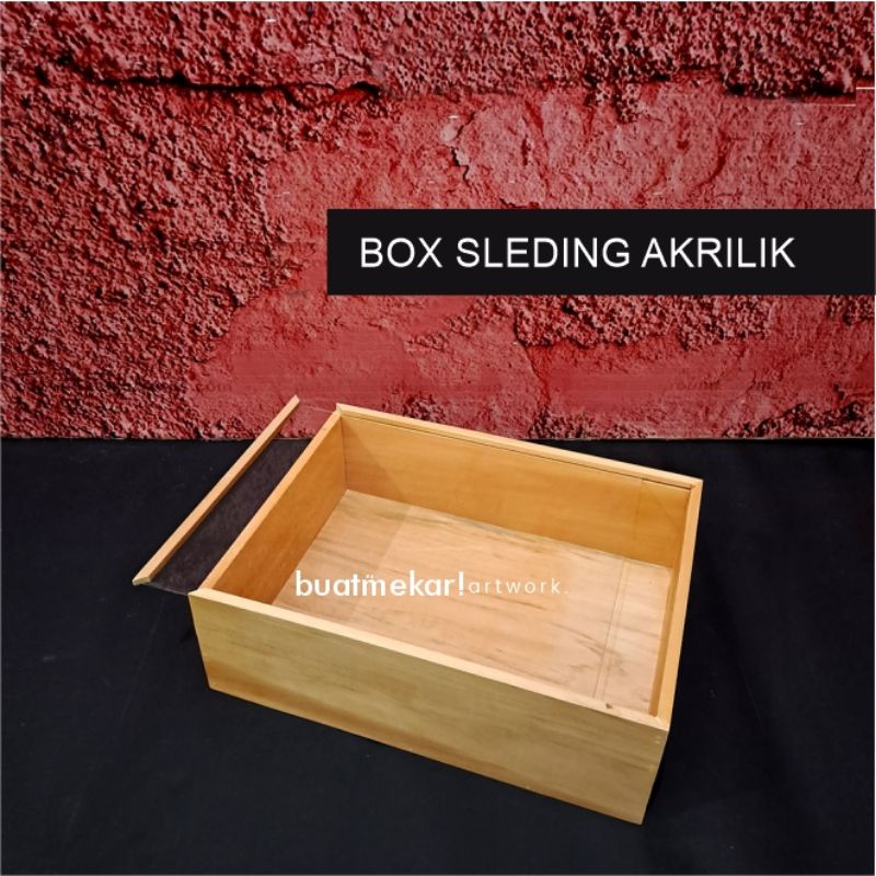 

BOX SLEDING AKRILIK 40x30x13cm 30x30x13cm