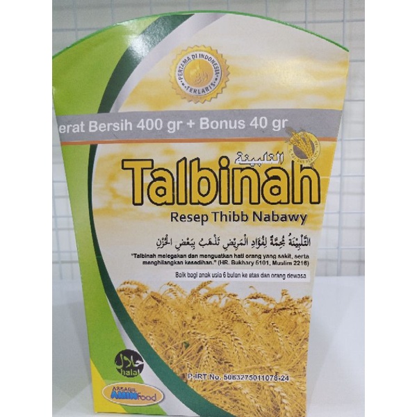 

TEPUNG GANDUM BUBUR TALBINAH BAIK UNTUK ASAM LAMBUNG 440 GR