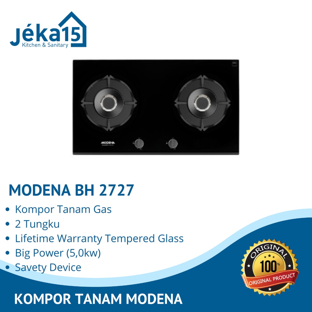 KOMPOR TANAM GAS MODENA BH 2727