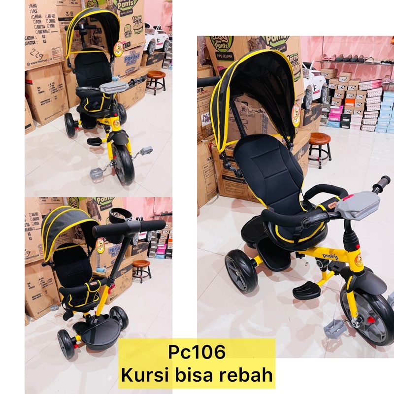 Sepeda Anak Roda Tiga Murah Model Terbaru Pacific PC106 PC 106