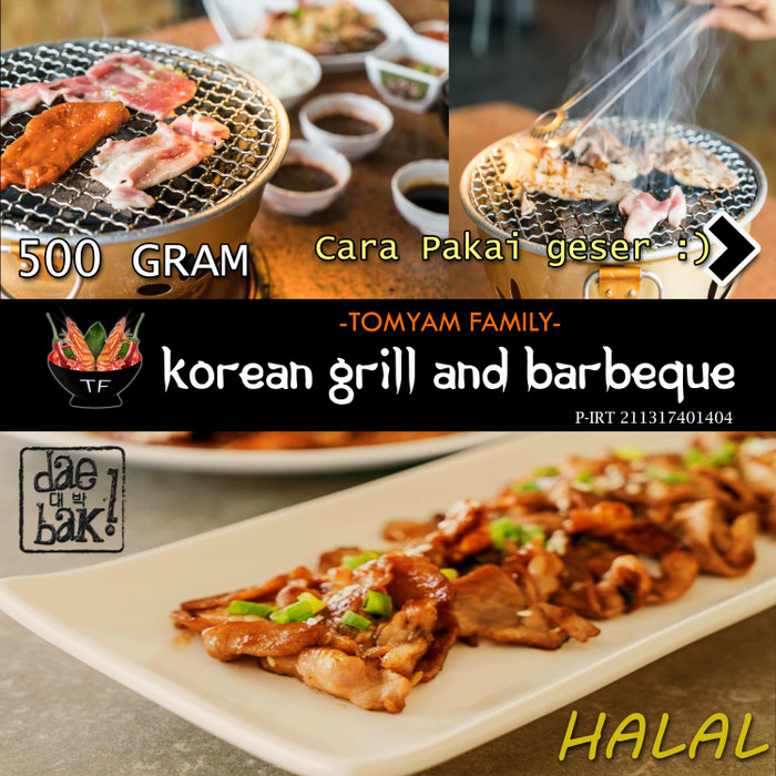 

Buruan Beli - Bumbu Korean Bbq Grill Premium 500Gram Bisa Panggang Dengan Teflon