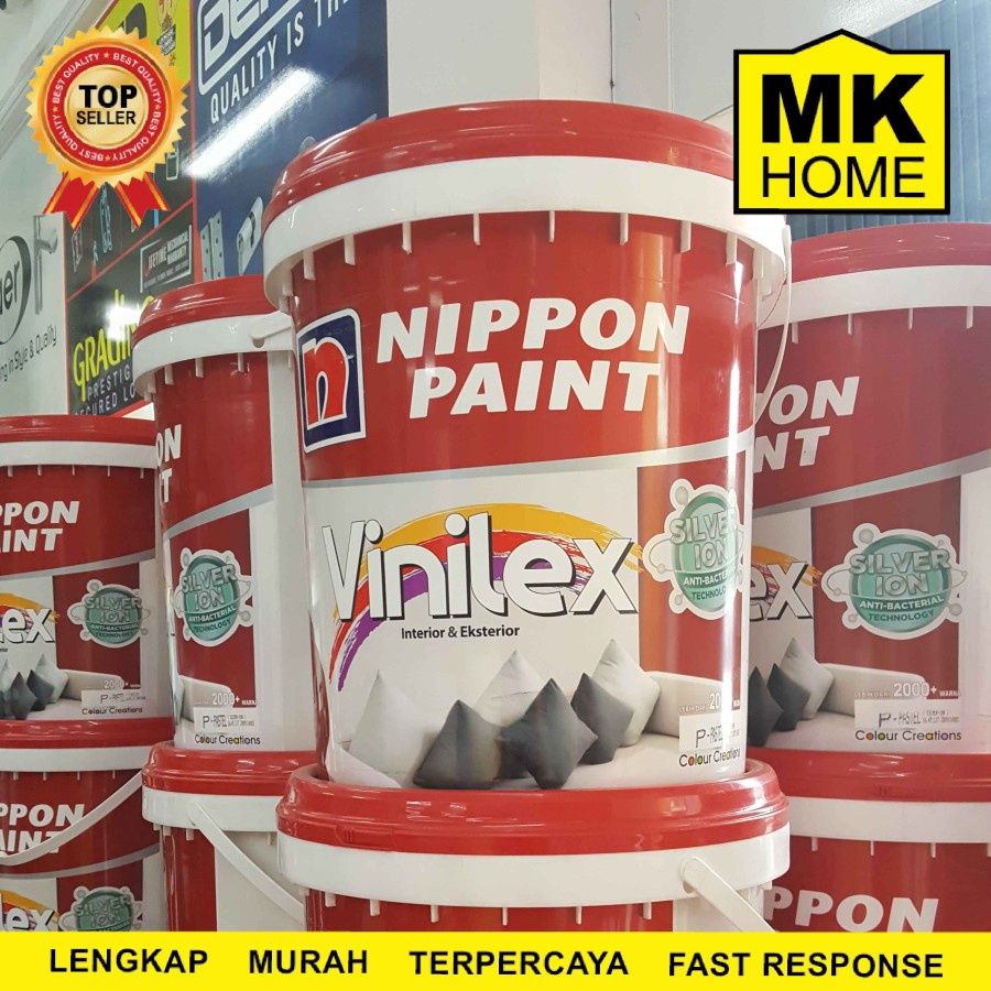 Nippon Vinilex (With Silver-Ion)/Cat Tembok 25kg-Base Pastel putih