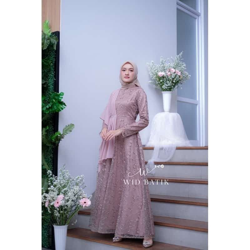 GAMIS ALEENA BROKAT GAMIS BROKAT GAMIS KONDANGAN GAMIS RAMADAN