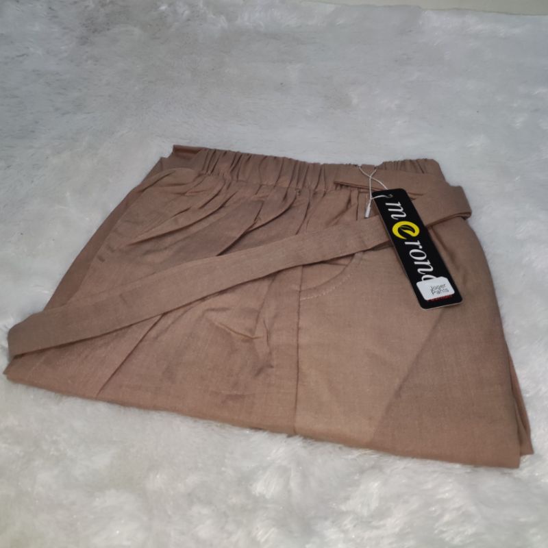 Celana Joger Wanita Jumbo dan Standar SUPER PREMIUM Katun Supernova Tebal Bawahan Wanita-JOGER Milo