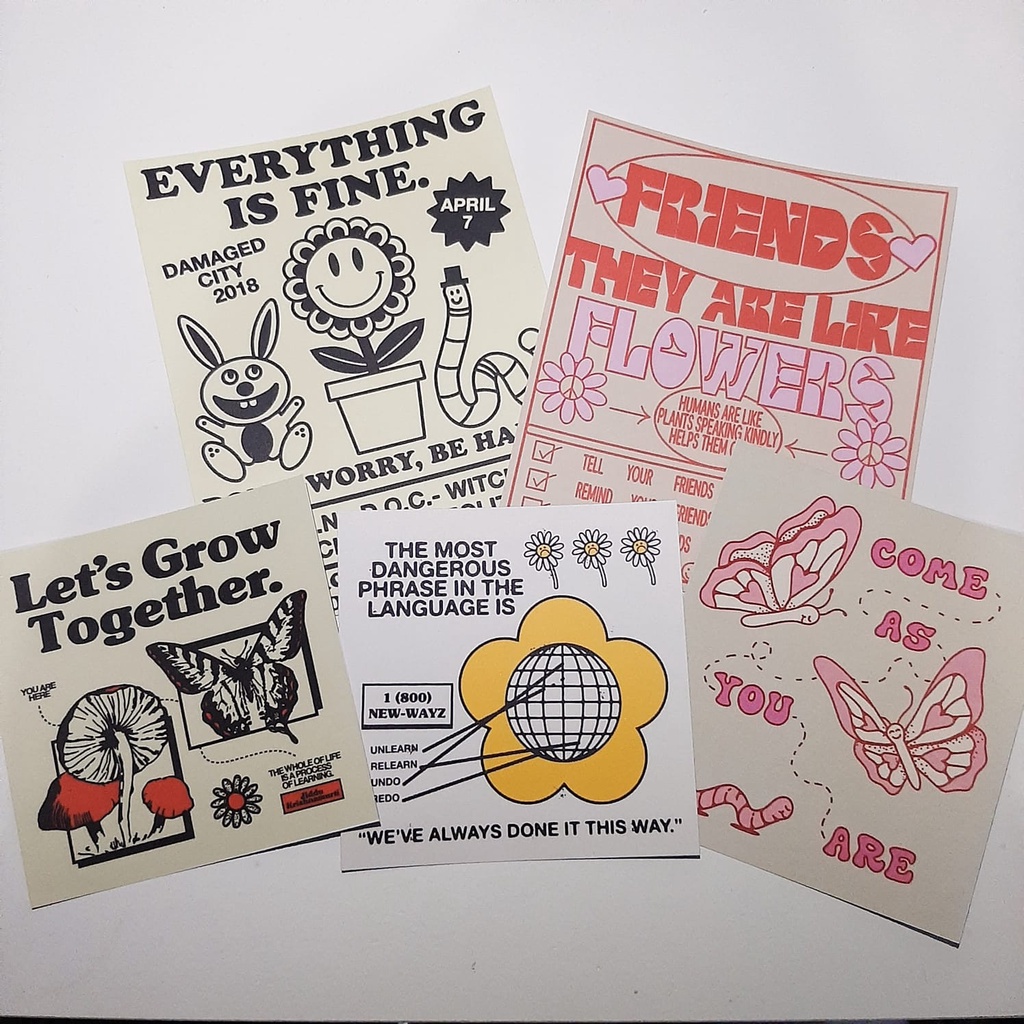 

Postcard / Photocard Hiasan Dinding / Surat / Kartu Pos (Retro Vintage Aesthetic)