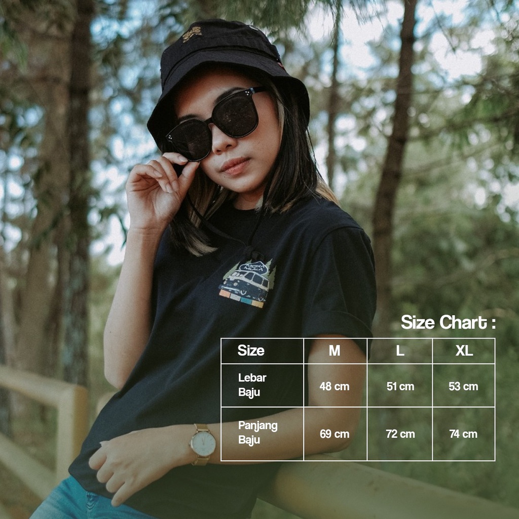 Kaos Pria Wanita Adventure Series Full Katun  - Mokamula