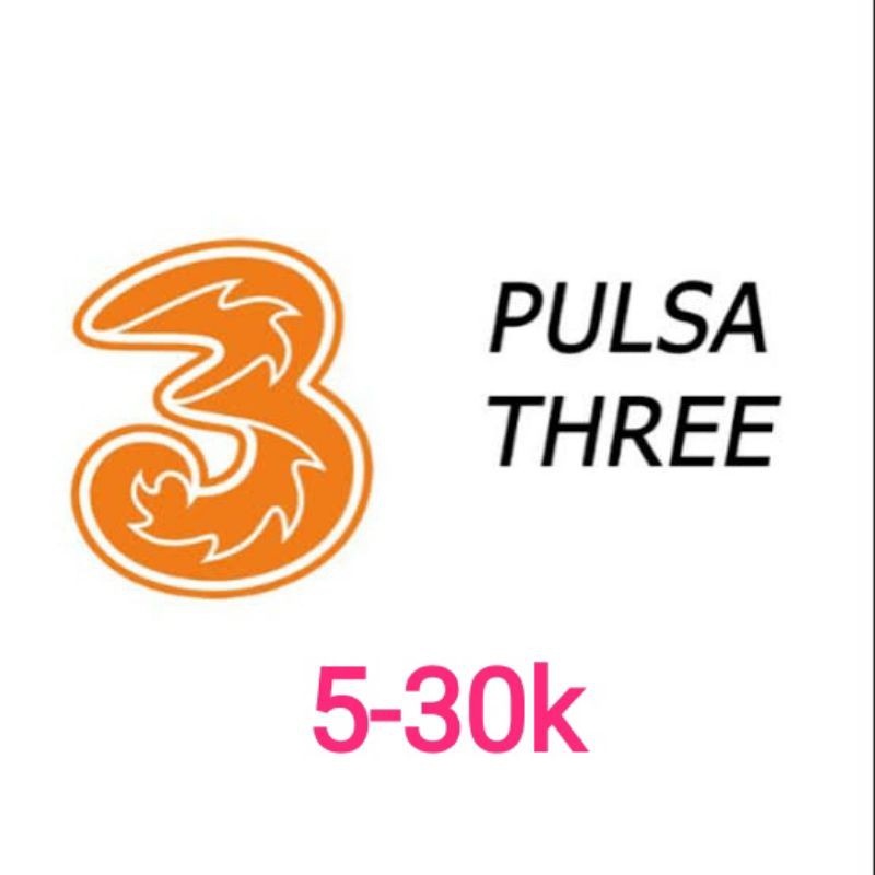 promo pulsa 3 Tri 5k, 10k, 15k, 20k, 25k, 30k nambah masa aktif