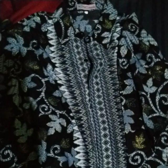 Kemeja Batik Motif Daun Paya / Hem Lengan Panjang / Batik Modern New