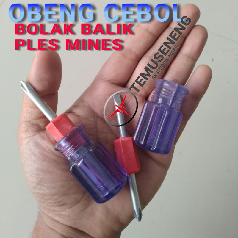 Obeng Cebol Magnet Obeng Mini Bb Kecil Obeng Bolak Balik Ples Mines Obeng Murah Obeng Mini