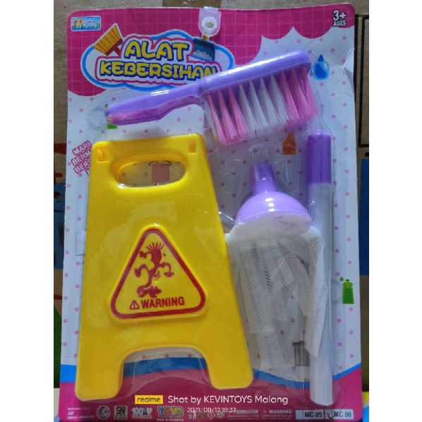 MC 06 MAINAN ANAK CLEANING SERVICE SET CLASSIC / mainan anak alat kebersihan