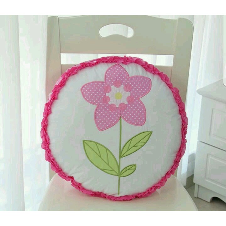 Korean Bun Pillow (Flower) - Bantal Sofa