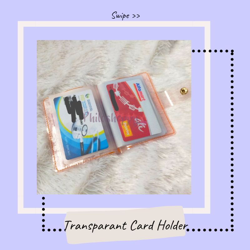 Binder Photocard 1P/Dompet PVC/Transparan Card Holder [MOHON UNTUK MEMBACA DESKRIPSI PRODUK SAMPAI HABIS]