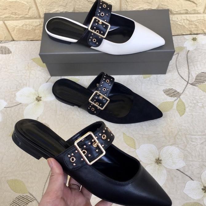 SEPATU CHARLES & KEITH CK-214 BELT MULES