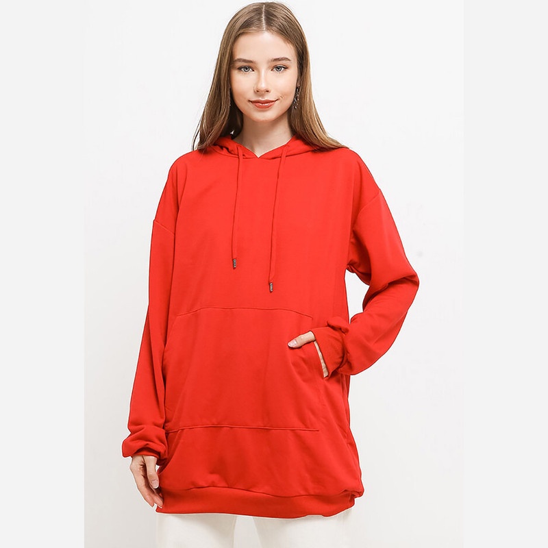 Gaff Long Sleeve Hoodie Sweater Wanita