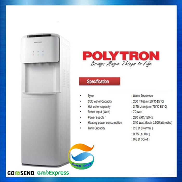 Polytron Dispenser PWC 600 Galon Bawah Hot, Normal, Cool