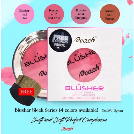 ⭐BAGUS⭐ PEACH COSMETICS Blusher | Blush On Pipi