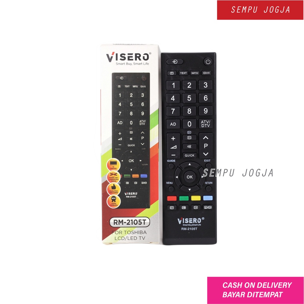 Remote TV Toshiba LED LCD / Remot Televisi Remot TV Toshiba Remote LED 24 22 32