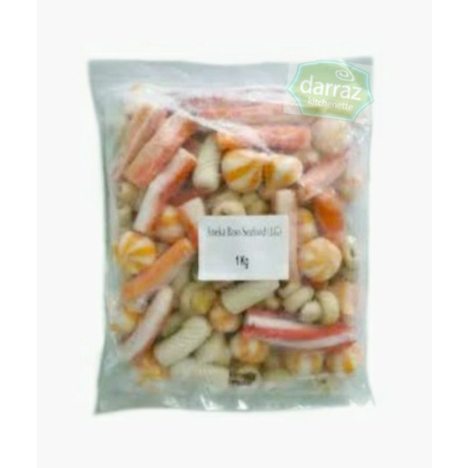 Jual cedea Baso seafood mix / baso seafood kiloan / frozen food