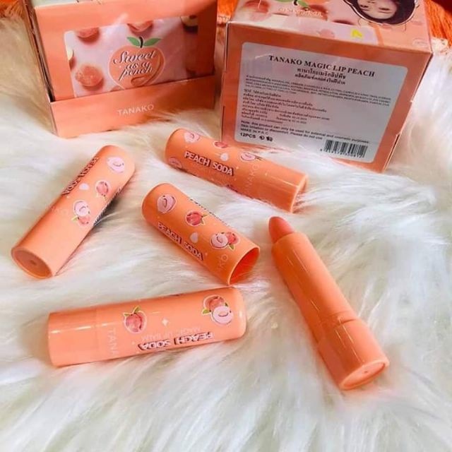 LIPBALM TANAKO PEACH SODA / TANAKO PEACH SODA LIP BALM