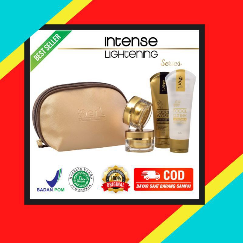 PROMO MURAH SKIN CARE PAKET LIGHTENING SERIES FREE POUCH B ERL