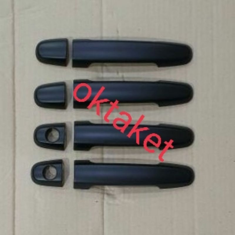 Cover handle mobil Innova lama 2005-2007 chrome hitam