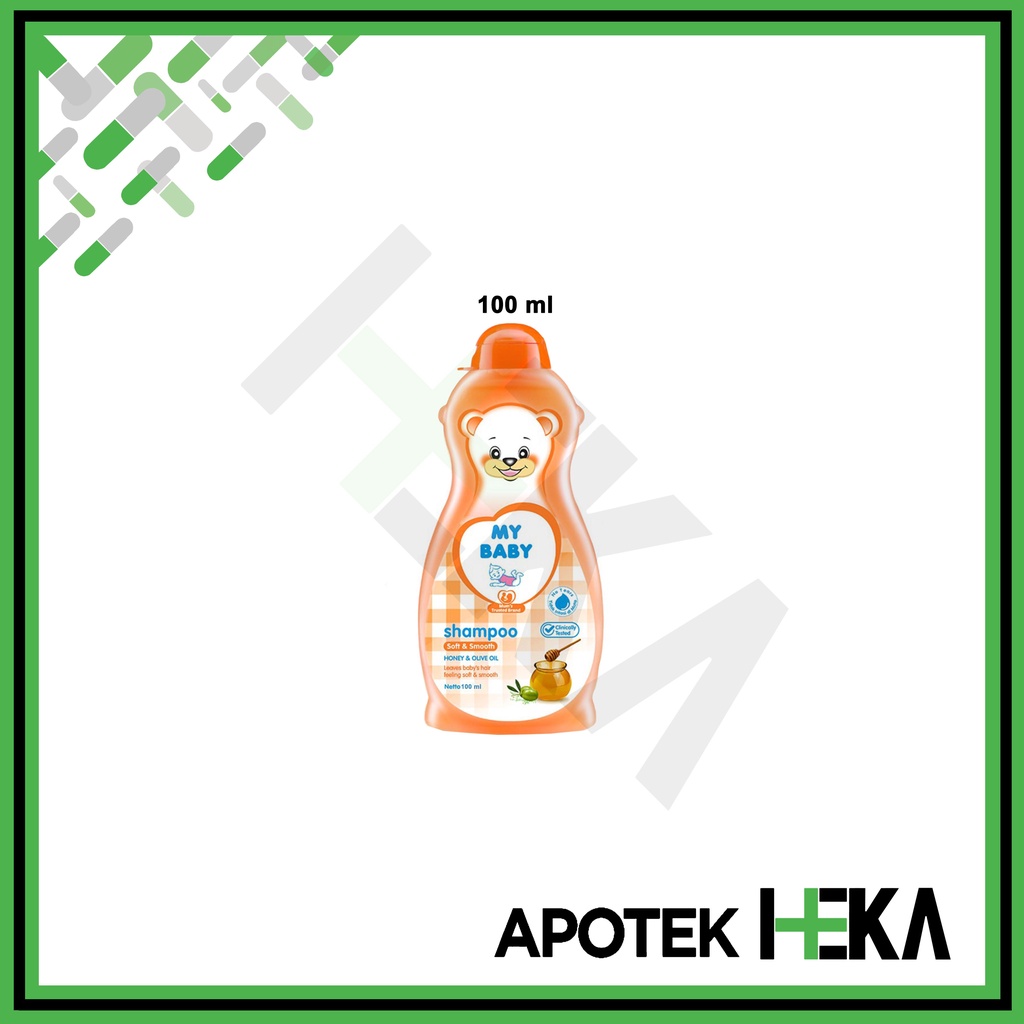 My Baby Shampoo Soft &amp; Smooth - Honey &amp; Olive Oil Sampo Bayi Orange (SEMARANG)