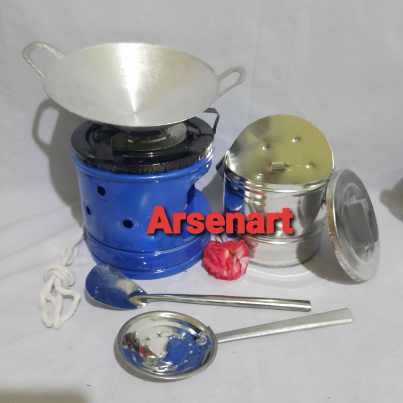 Mainan Masak Masakan Jadul Mainan Anak Alat Masak Tradisional Serba Mini Bisa Dipakai 5 Barang